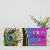 Invitations du parti déesse exotique Pink Peacock (Debout devant)