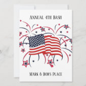 Invitations du Parti du 4 juillet (Dos)