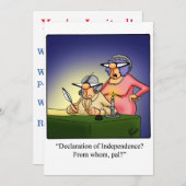 Invitations du parti du 4 juillet (Devant / Derrière)