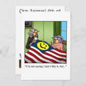 Invitations Du Parti Du 4 Juillet "Spectickles" (Devant / Derrière)