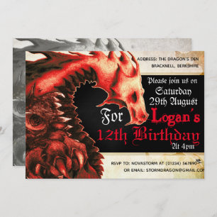 Invitations du Parti du Dragon Rouge russe