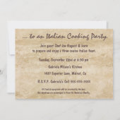 Invitations du Parti du Nord de l'Italie (Dos)