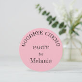 Invitations du parti "Goodbye Chemo" (Debout devant)