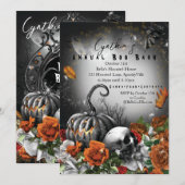INVITATIONS DU PARTI HALLOWEEN (Devant / Derrière)