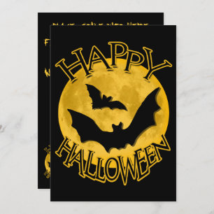 Invitations du parti Halloween