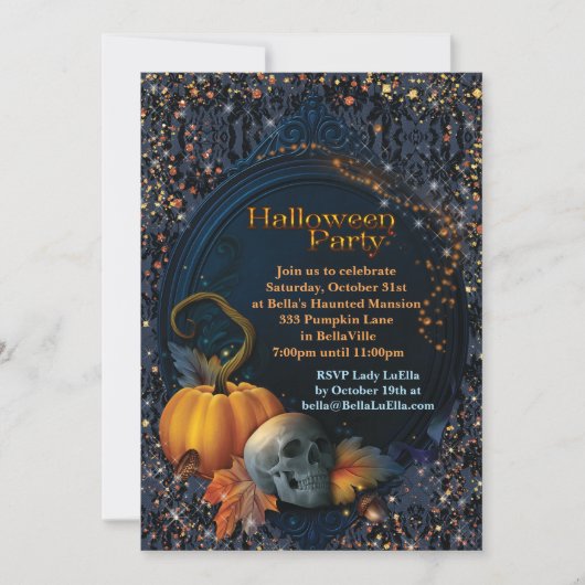 INVITATIONS DU PARTI HALLOWEEN (Devant)
