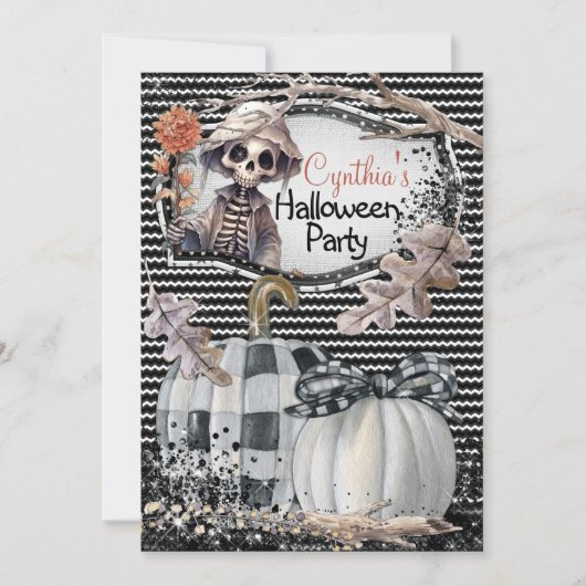 INVITATIONS DU PARTI HALLOWEEN (Devant)