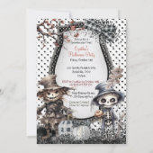 INVITATIONS DU PARTI HALLOWEEN (Dos)