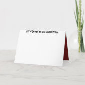 Invitations du parti Halloween Cartes d'horreur Zo (Dos)