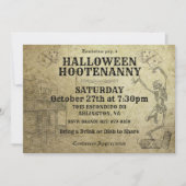 Invitations du parti Halloween Hootenanny Wild Wes (Devant)