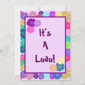 Invitations du parti Hawaiian Luau (Devant)