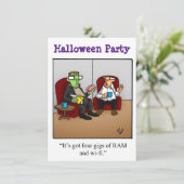 Invitations du parti Humour Halloween "Spectickles (Debout devant)