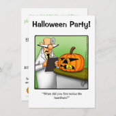 Invitations du parti Humour Halloween "Spectickles (Devant / Derrière)