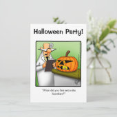 Invitations du parti Humour Halloween "Spectickles (Debout devant)