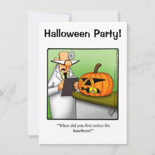 Invitations du parti Humour Halloween "Spectickles