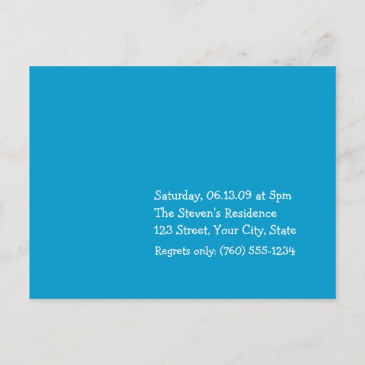 Invitations du parti Luau (Dos)