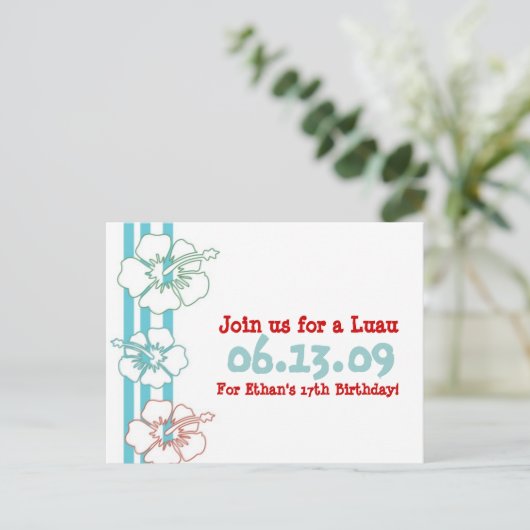 Invitations du parti Luau (Debout devant)