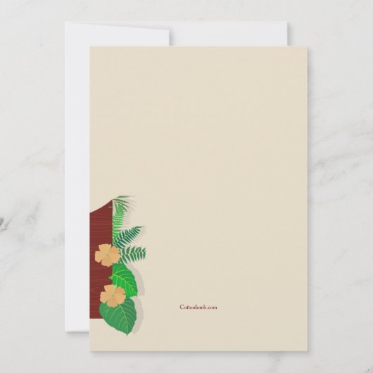 Invitations du parti Luau (Dos)