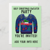 INVITATIONS DU PARTI NOËL PLUS DOUTEUSES (Devant / Derrière)
