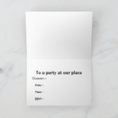 Invitations du parti Obama (Intérieur)