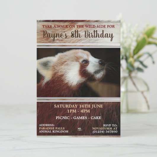 Invitations du Parti Panda Rouge (Debout devant)