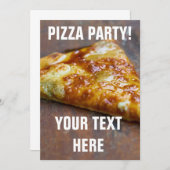 INVITATIONS DU PARTI PIZZA (Devant / Derrière)