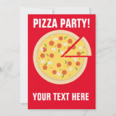 INVITATIONS DU PARTI PIZZA (Devant)