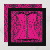 INVITATIONS DU PARTI POSTER DE ANIMAL MODERNE BACH (Devant / Derrière)