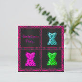 INVITATIONS DU PARTI POSTER DE ANIMAL MODERNE BACH (Debout devant)