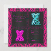 INVITATIONS DU PARTI POSTER DE ANIMAL MODERNE BACH (Dos)
