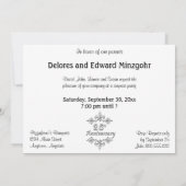 Invitations du parti Silver (25e anniversaire) (Dos)