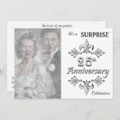 Invitations du parti Silver (25e anniversaire) (Devant / Derrière)