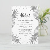 Invitations du parti Silver Pineapple Luau (Debout devant)