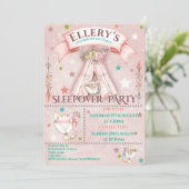 Invitations du parti Sleepover | Fête de l'Anniver (Debout devant)
