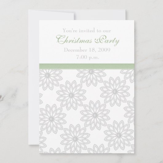 Invitations du parti Snowflakes (Devant)