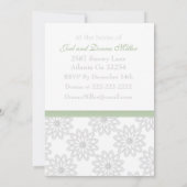 Invitations du parti Snowflakes (Dos)