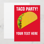 INVITATIONS DU PARTI TACO (Devant / Derrière)