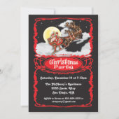 Invitations du Père Noël vintage (Devant)