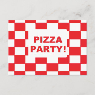 Invitations du "Pizza Party"
