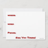 Invitations du pompier Kilroy (Dos)