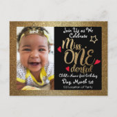 Invitations du premier anniversaire (Devant)