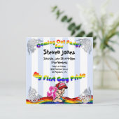 Invitations du premier Gay pride de sortie (Debout devant)