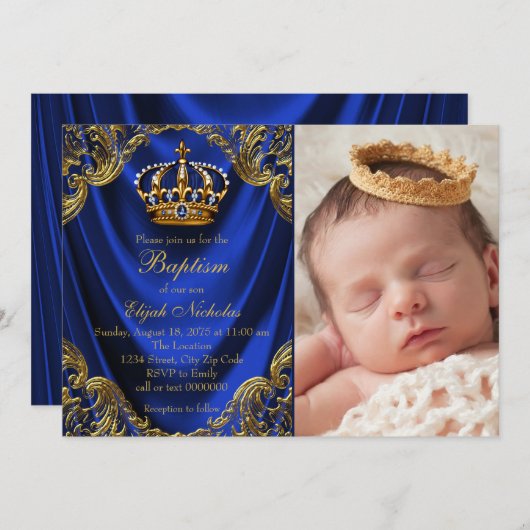 Invitations du prince héritier royal (Devant / Derrière)