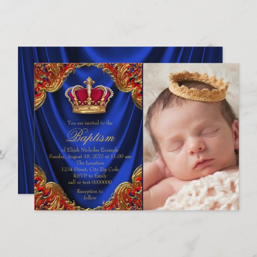 Invitations du prince royal (Devant / Derrière)