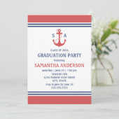 Invitations du Red Nautical Graduation Party (Debout devant)