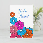 Invitations du Retro Hawaiian Hawaii Luau Party (Debout devant)