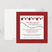 Invitations du réveillon du Nouvel An (Devant / Derrière)