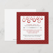 Invitations du réveillon du Nouvel An (Devant / Derrière)