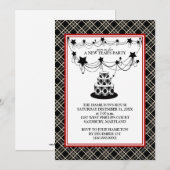 Invitations du réveillon du Nouvel An (Devant / Derrière)