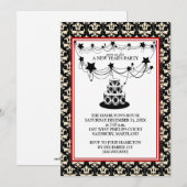 Invitations du réveillon du Nouvel An (Devant / Derrière)